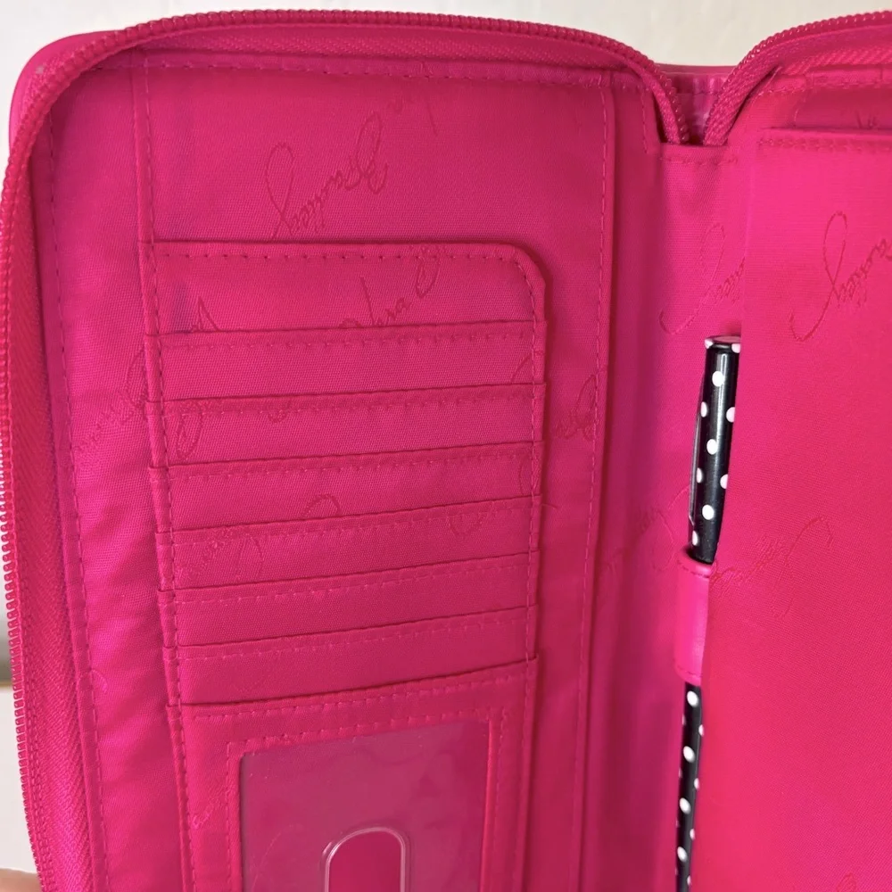 Authentic Vera‎ Bradley Large Zip-Around Wristlet Wallet - B.B. Collection